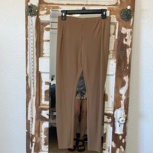 Tan, dressy, Premise slacks.